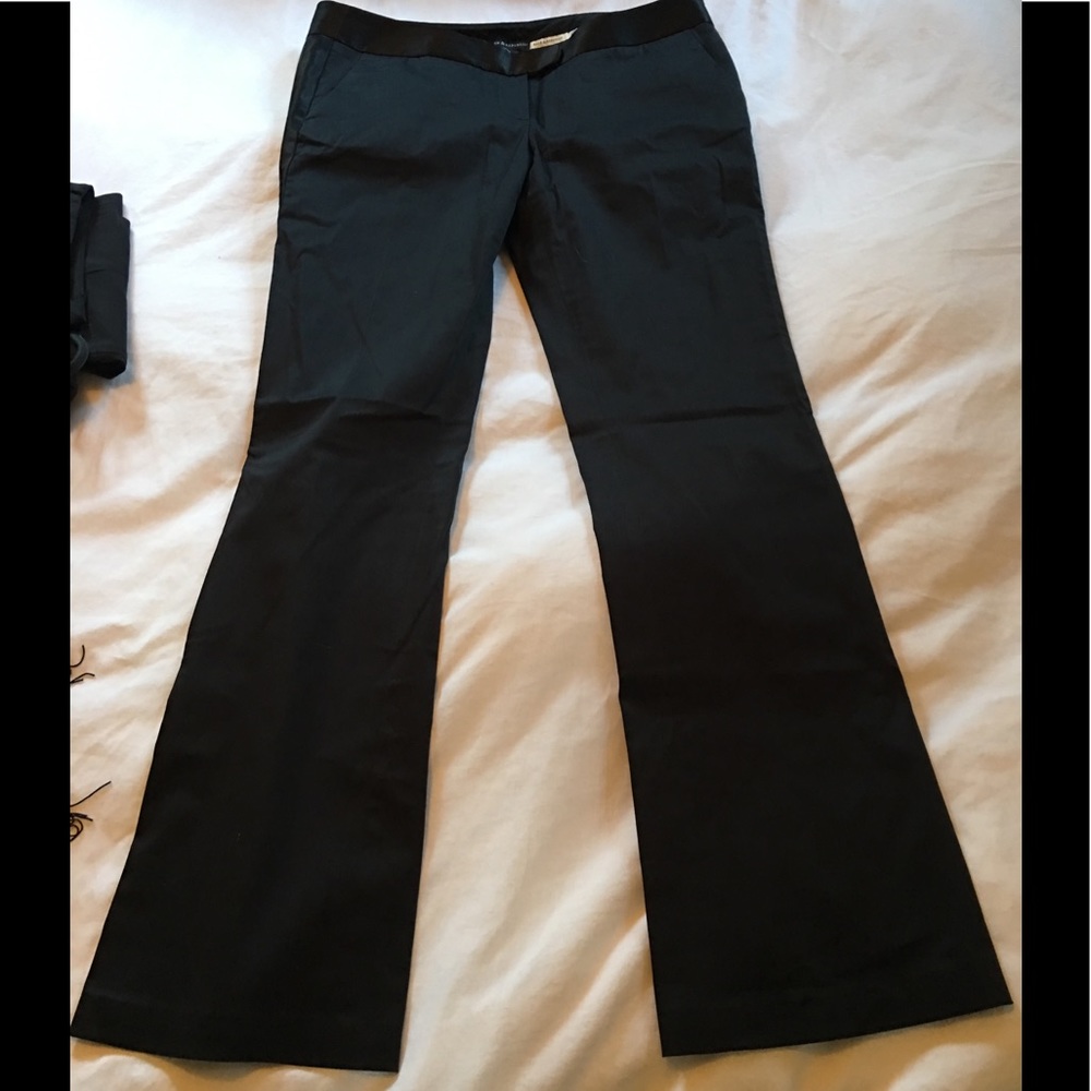 Straight leg tuxedo trouser with satin detail